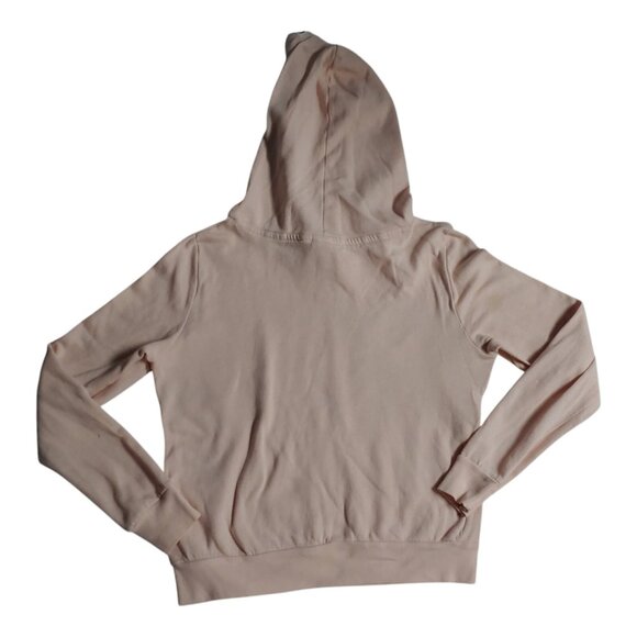 PINK Victoria's Secret Pullover Hoodie Womens Medium Pink Long Sleeve Sweatshirt - Picture 3 of 9